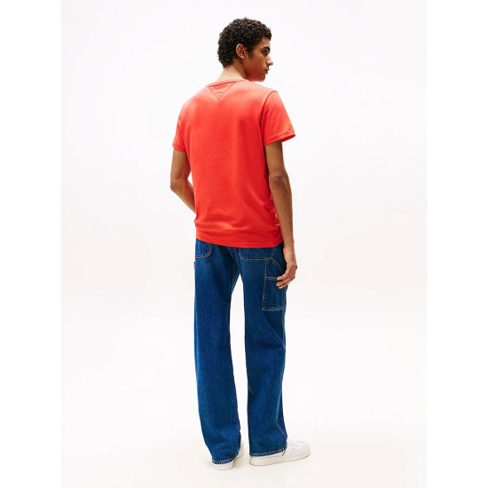 Tommy Hilfiger Ανδρική κοντομάνικη μπλούζα  Bubble Logo Slim T-Shirt